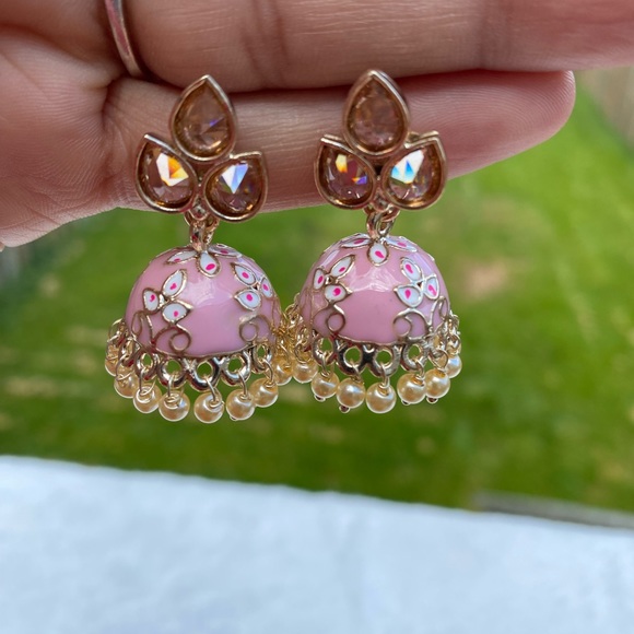 Brand new jhumki Earrings ~ Indian jewelry - Picture 5 of 5